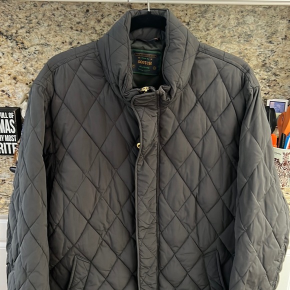 Scotch & Soda Other - Scotch and Soda Black Diamond Quilt Puff Jacket - Sz XXL